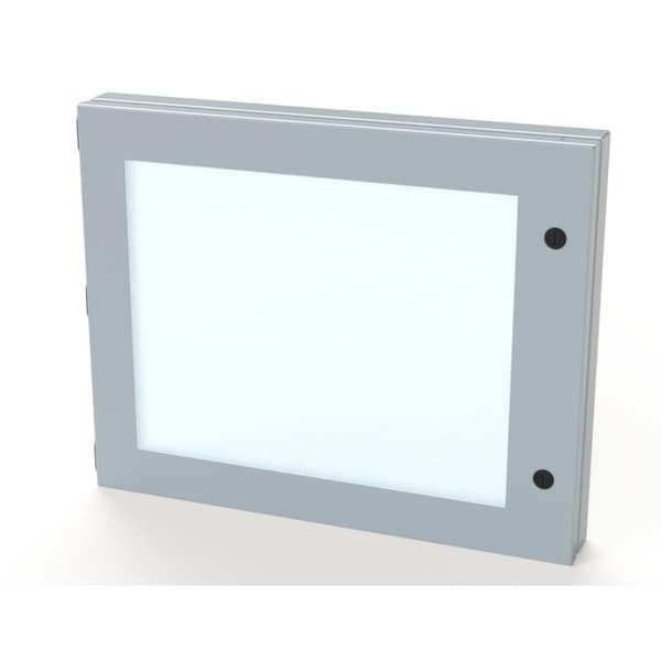 Hinged Window, 16 in. H x 20 in. W x 1-1/2 in. L, Polycarbonate